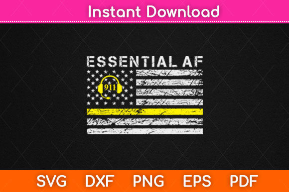 Essential 911 Police Dispatcher Thin: A Graphics Asset for Crafts & Creative Sellers